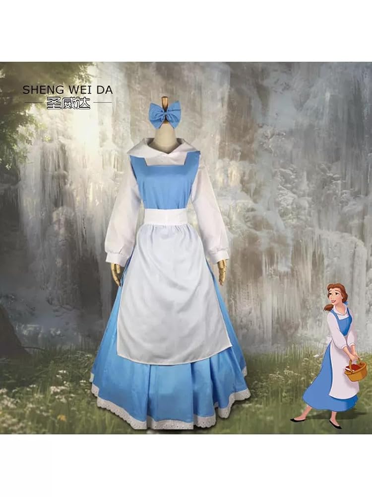 シークレットハニー 町ベル ドレス 美女と野獣 仮装 コスプレ Amazon.co.jp: [小さな店] シークレットハニー 町ベル ドレス